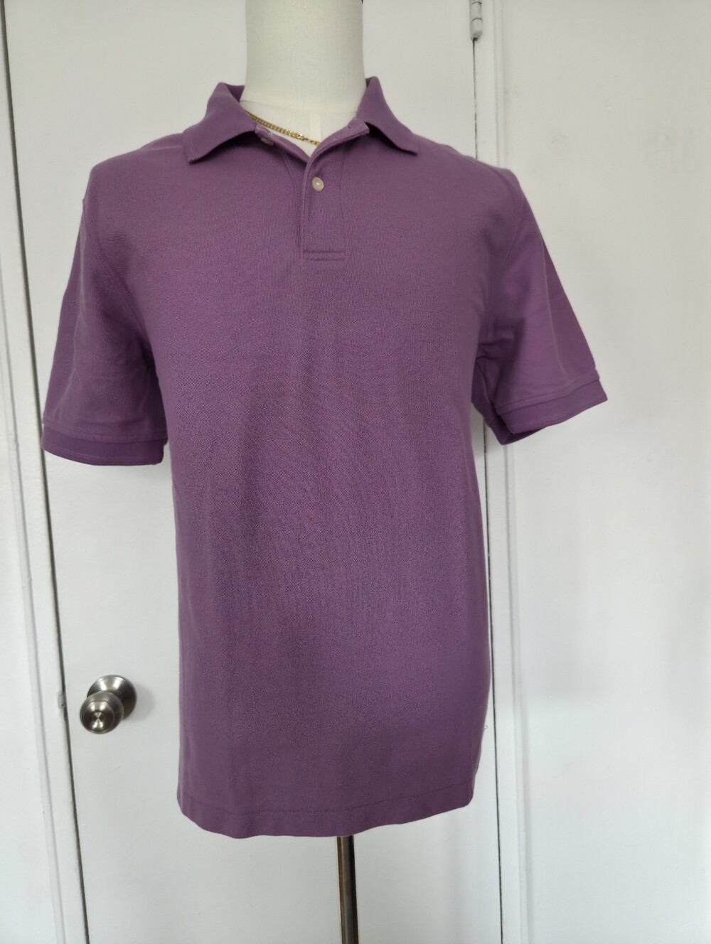 L.L. Bean Men’s Purple Short-Sleeve Polo